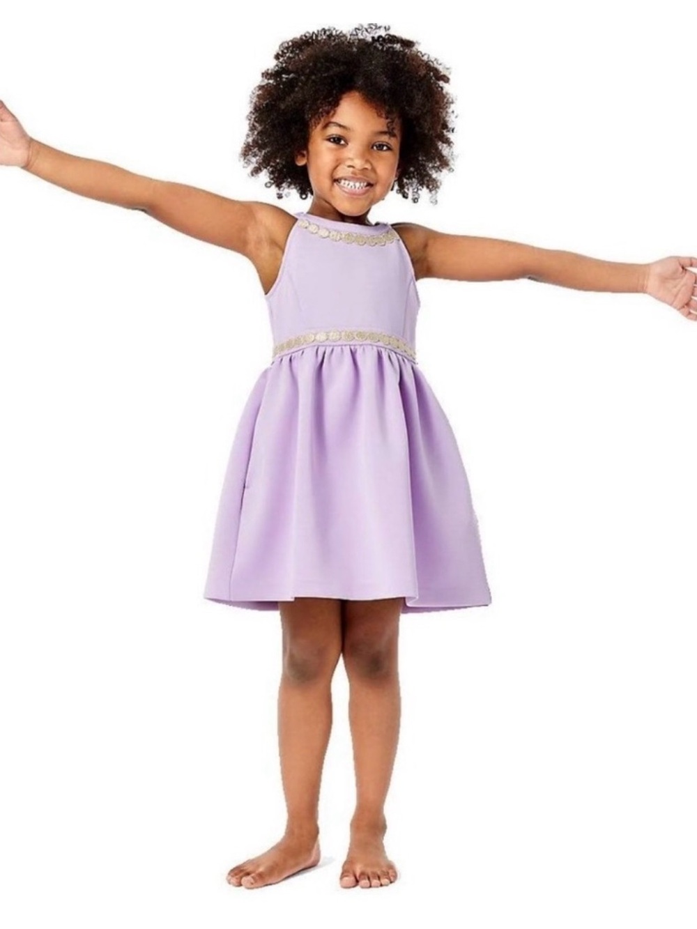 Lilly Pulitzer girls dress Evelyn Fit & Flare size M 6-7